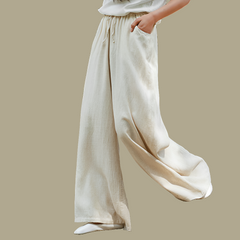 Linen Wide-Leg Pants For Women (Summer Fit)