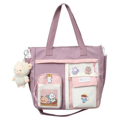 Large Capacity Cute Student Fashionable Portable Messenger Bag