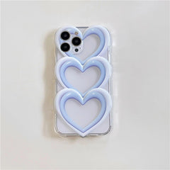 Three-dimensional Love For Iphone12promax Apple 13 Phone Case Silicone 11 Protective Case