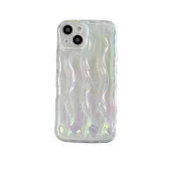 Laser Color Plated Wave Pattern Phone Case