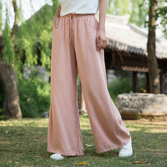 Linen Wide-Leg Pants For Women (Summer Fit)
