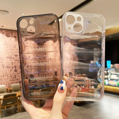 Solid Color Transparent Mobile Phone Air Cushion Down Jacket