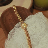 Woven Copper Strip Medieval Watch for women