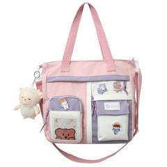 Large Capacity Cute Student Fashionable Portable Messenger Bag