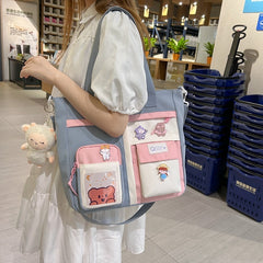 Large Capacity Cute Student Fashionable Portable Messenger Bag