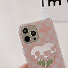 Ins Mirror Flower Bracelet Suitable For IPhone13 Mobile Phone Case