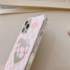 Ins Mirror Flower Bracelet Suitable For IPhone13 Mobile Phone Case