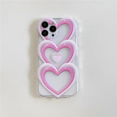 Three-dimensional Love For Iphone12promax Apple 13 Phone Case Silicone 11 Protective Case