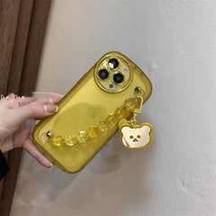 Japanese And Korean Warm Yellow Bear Mobile Phone Shell