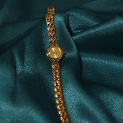 Woven Copper Strip Medieval Watch for women