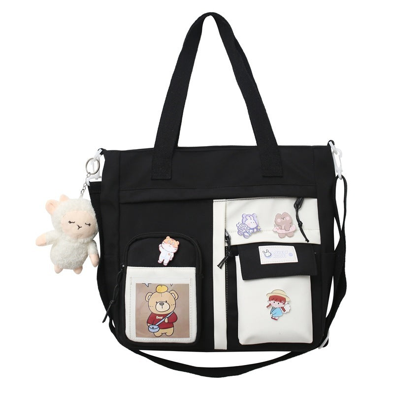 Large Capacity Cute Student Fashionable Portable Messenger Bag