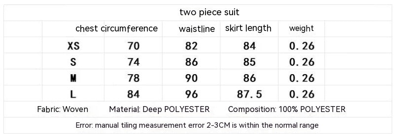 Vest Two-Piece Set for Beach and Party Wear