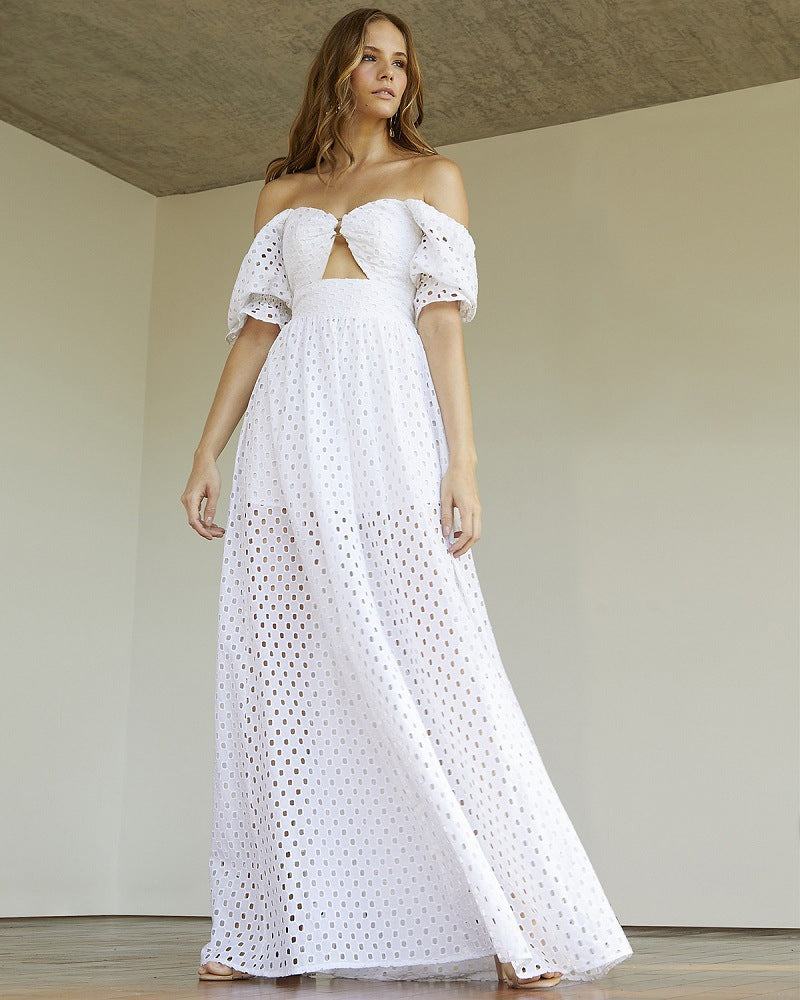 Italian Design White One Piece For Women