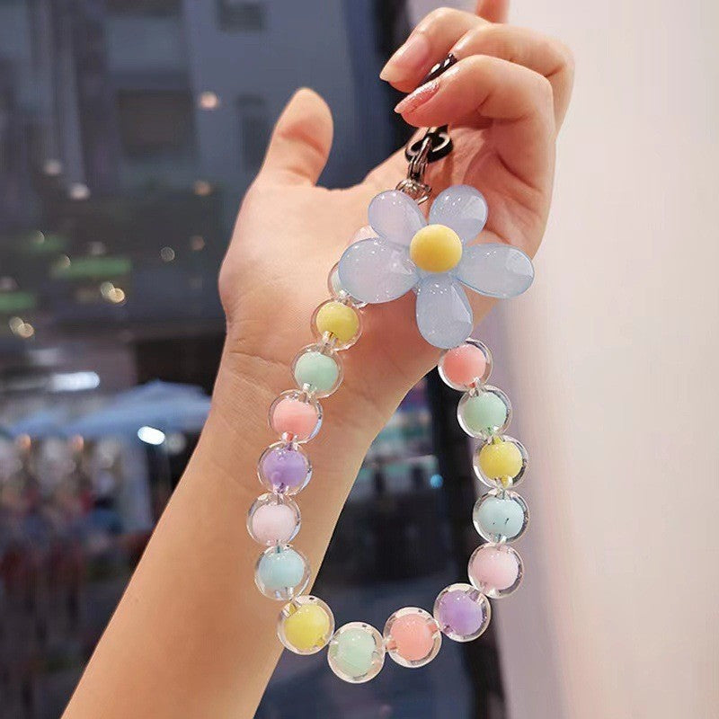 Macarons Color Handmade Beaded Mobile Phone Charm