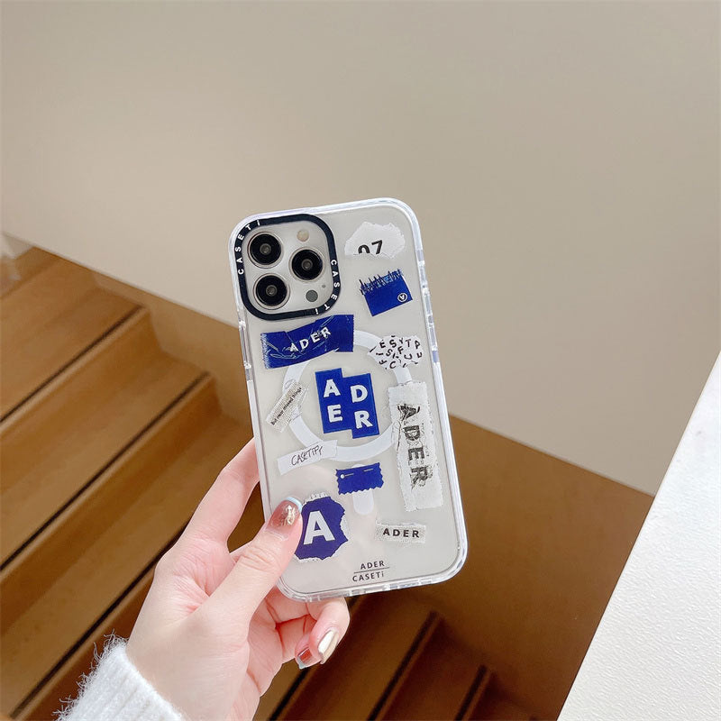 English Creativity Of Magnetic Phone Shell