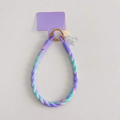 Phone Case Lanyard Suitable For Silicone Split Keychain Mobile Phone