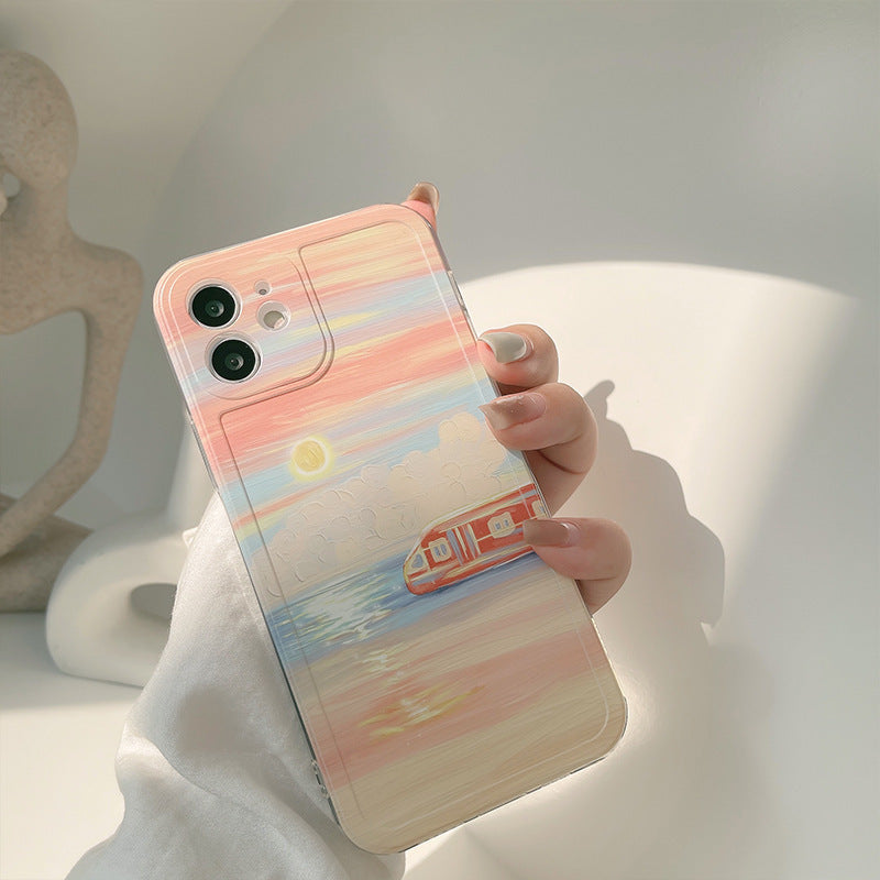 Landscape Oil Painting Painted Protective Cover Phone Case