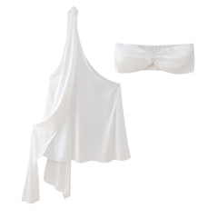 Vest Two-Piece Set for Beach and Party Wear