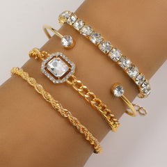 4-Piece Bohemian Design Bracelet Set For Women by Waves Clothing