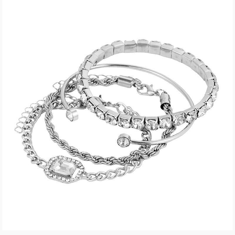 4-Piece Bohemian Design Bracelet Set For Women by Waves Clothing