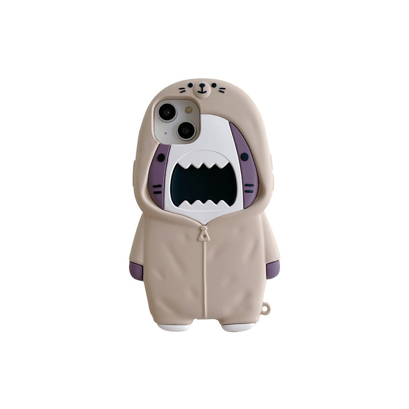 Personalized Shark Silicone IPhone14pro Max Phone Case Female