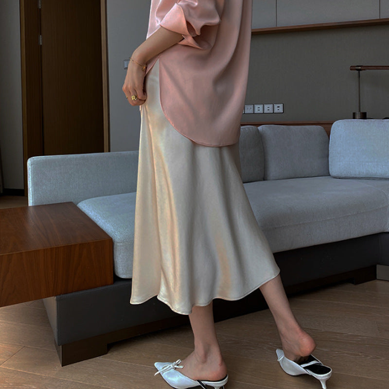 French Style Glowing Skirt For Women