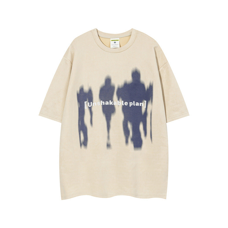 Japanese-Style Retro T-Shirt Relaxed Fit