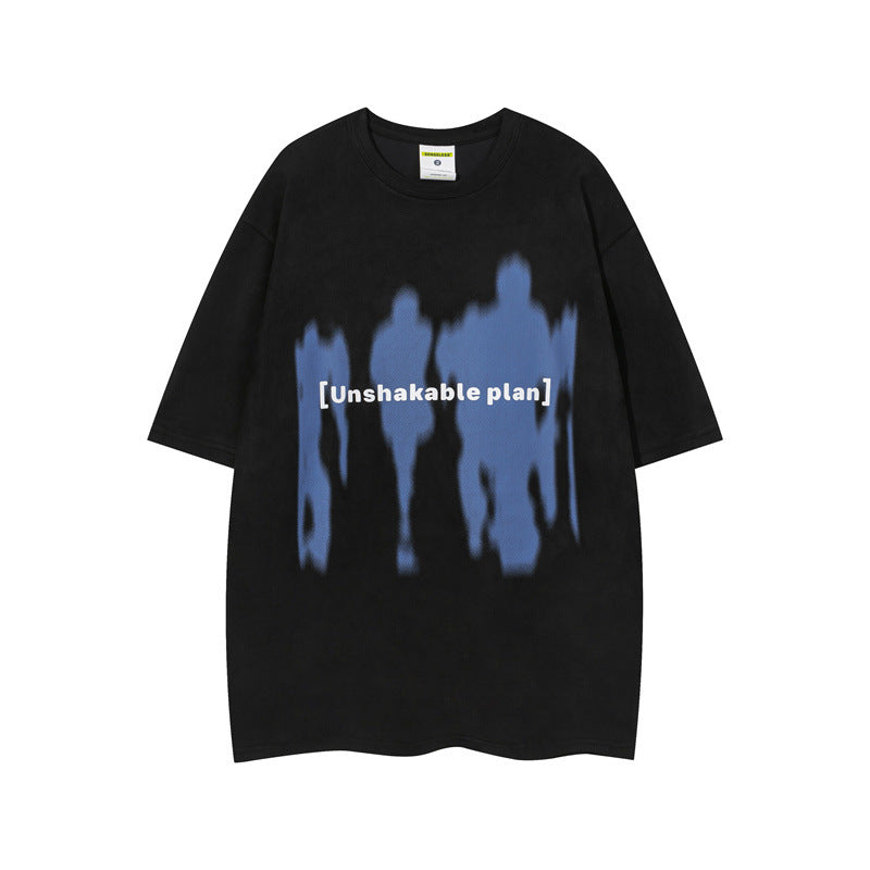 Japanese-Style Retro T-Shirt Relaxed Fit