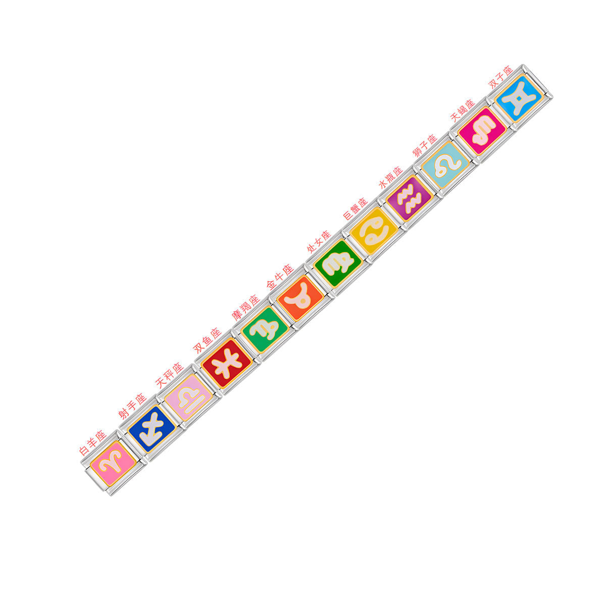 DIY Module Bracelet 12 Constellation Pattern