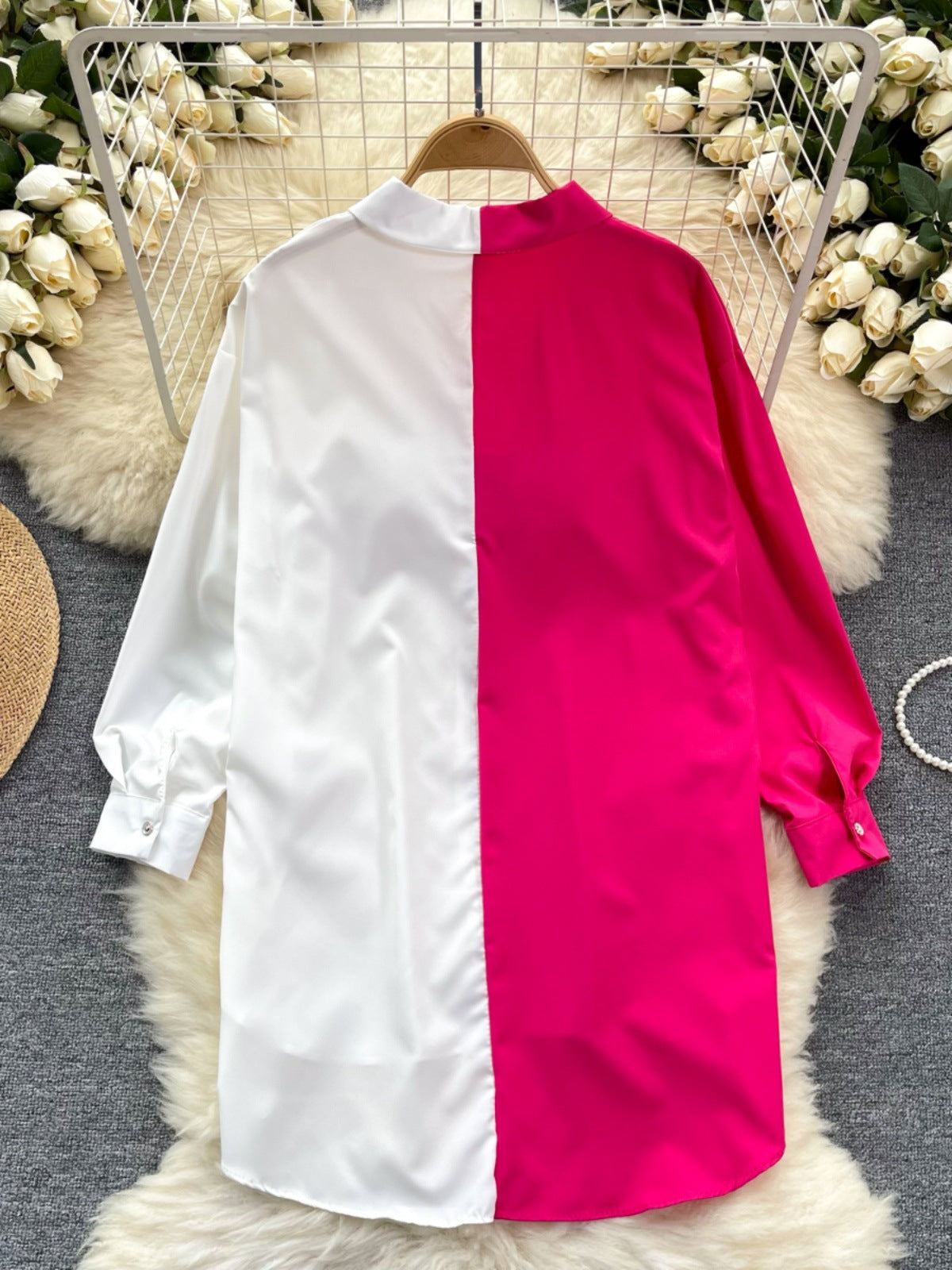 France Style Multi-Coloured Shirt For Women
