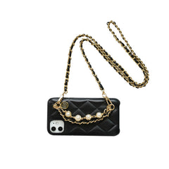 Ladies Suitable For Small Xiangfeng Pearl Messenger Chain Mobile Phone Case
