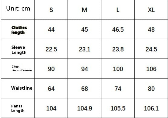 Women's Fashionable Printed Loose Trousers Suit