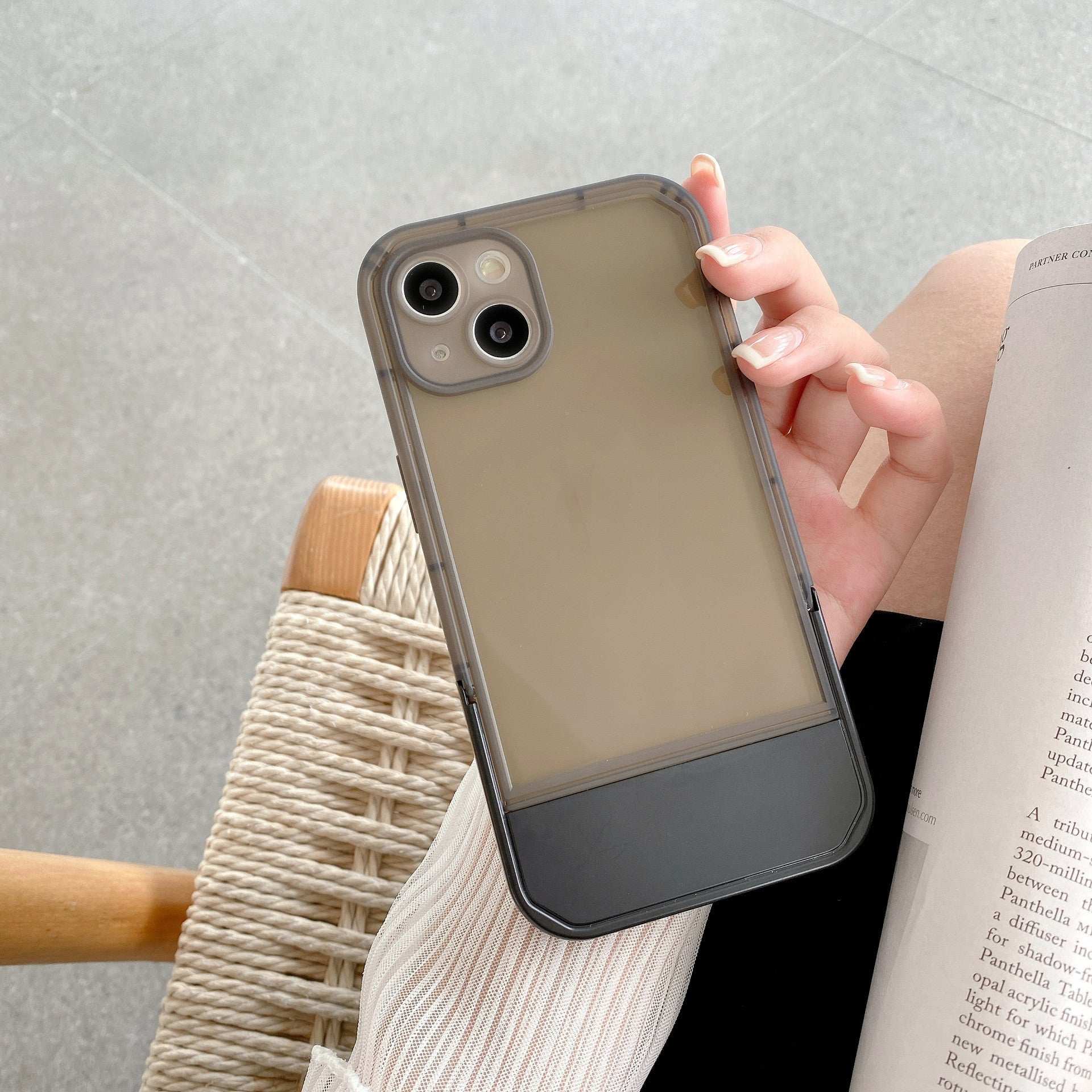 Invisible Stand Full Cover Phone Case