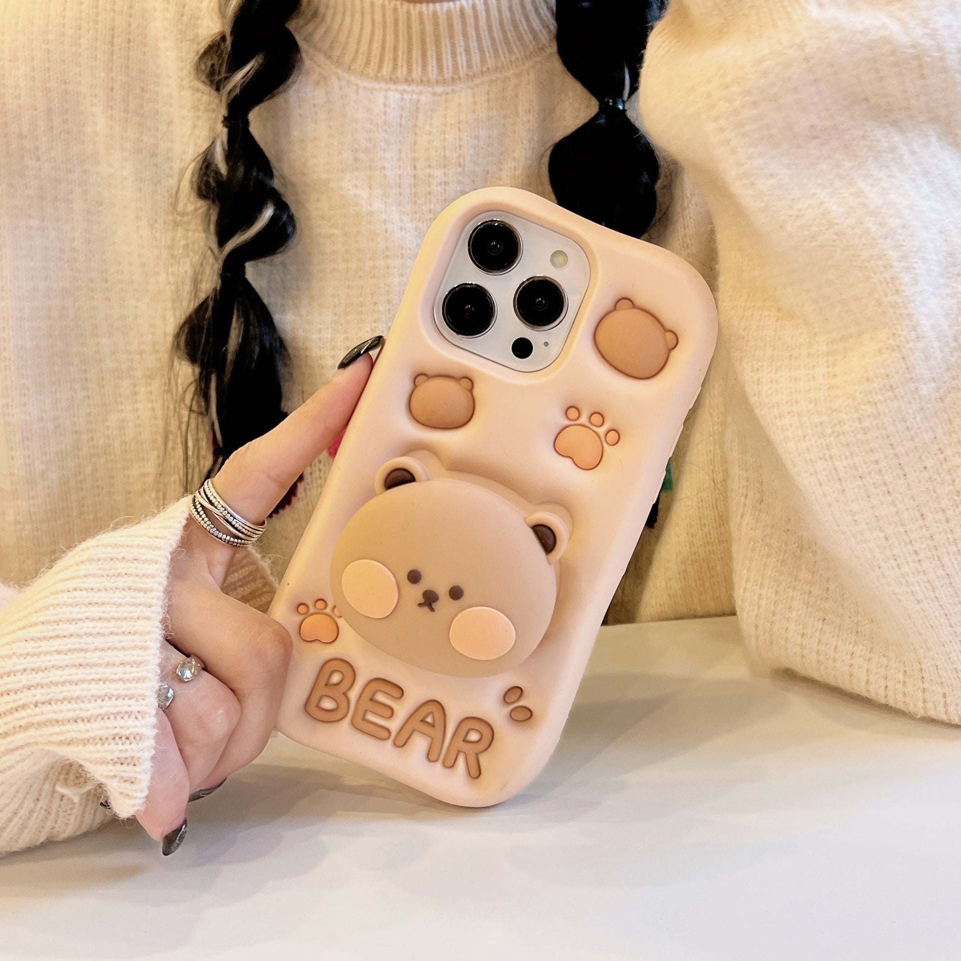 Fashion Simple Silicone Cute Phone Case