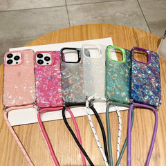 Crossbody Shell Pattern Lanyard Protective Cover