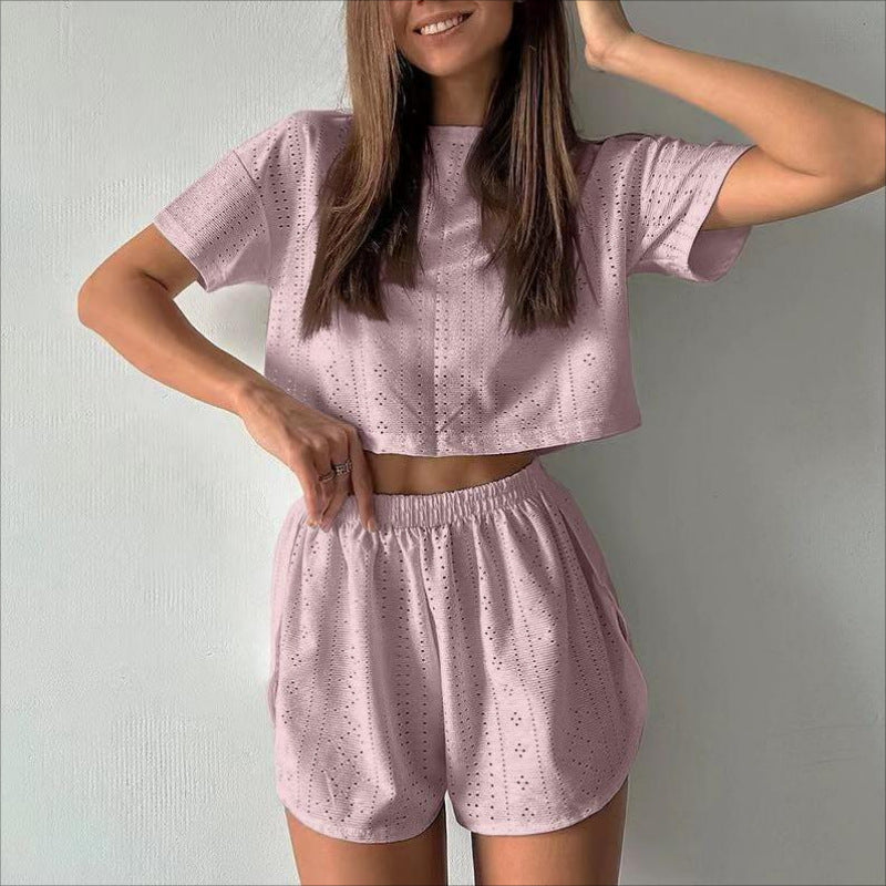Crop-Top & Shorts Co-Ords Set For Women