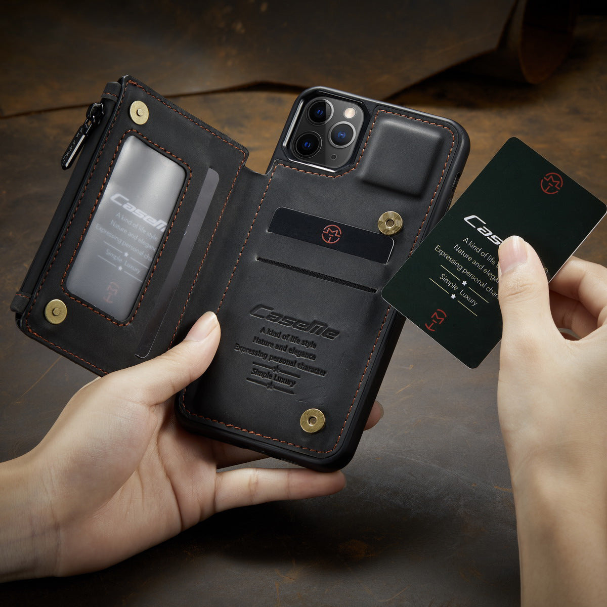 New Leather Frosted Back Mobile Phone Case Cover