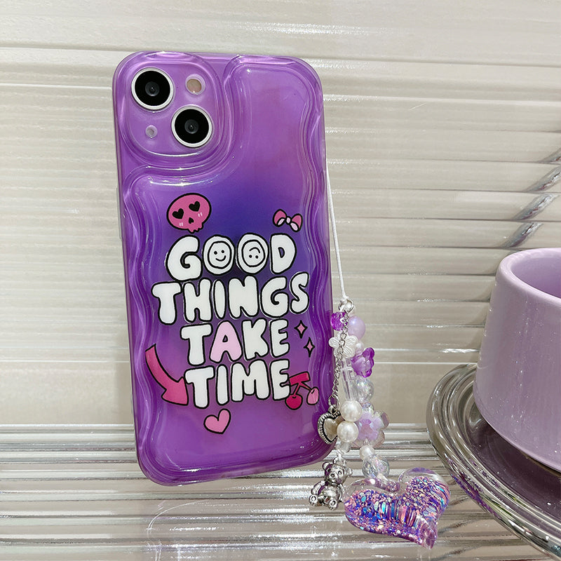 Bubble Effect Phone Case Cover With Side Show Pearl by Waves Clothing