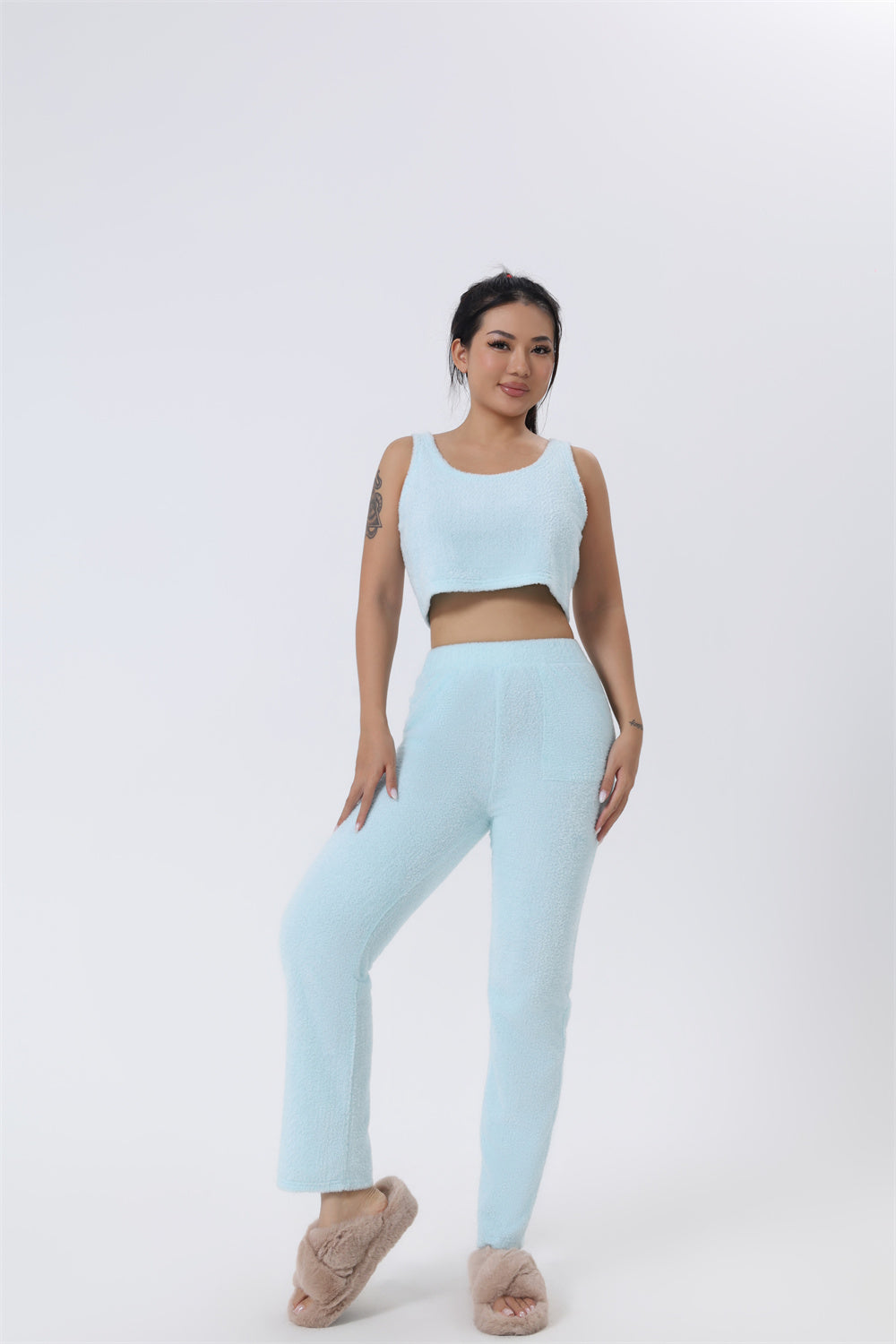 3 Piece Indoor&Outdoor Sets For Women [Convertible] |Shrug,Leggings,Crop-Top by Waves Clothing