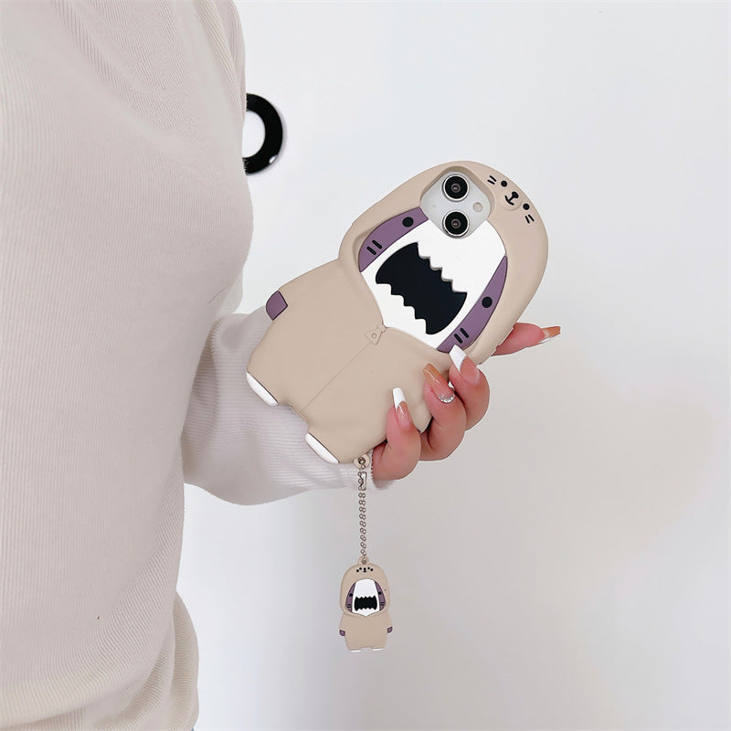 Personalized Shark Silicone IPhone14pro Max Phone Case Female