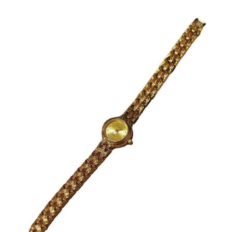 Woven Copper Strip Medieval Watch for women