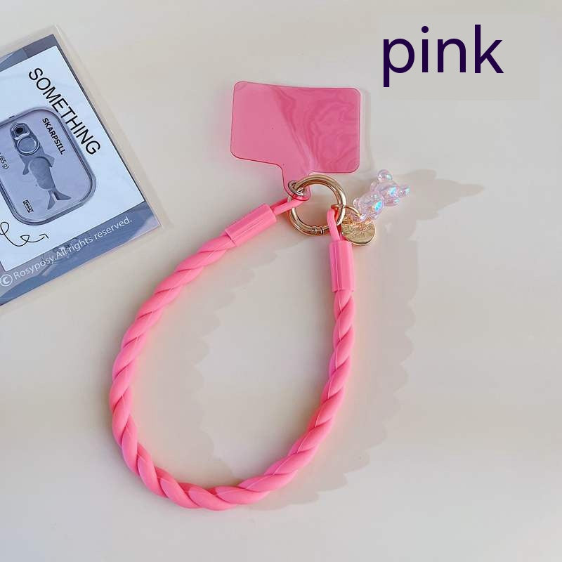 Phone Case Lanyard Suitable For Silicone Split Keychain Mobile Phone