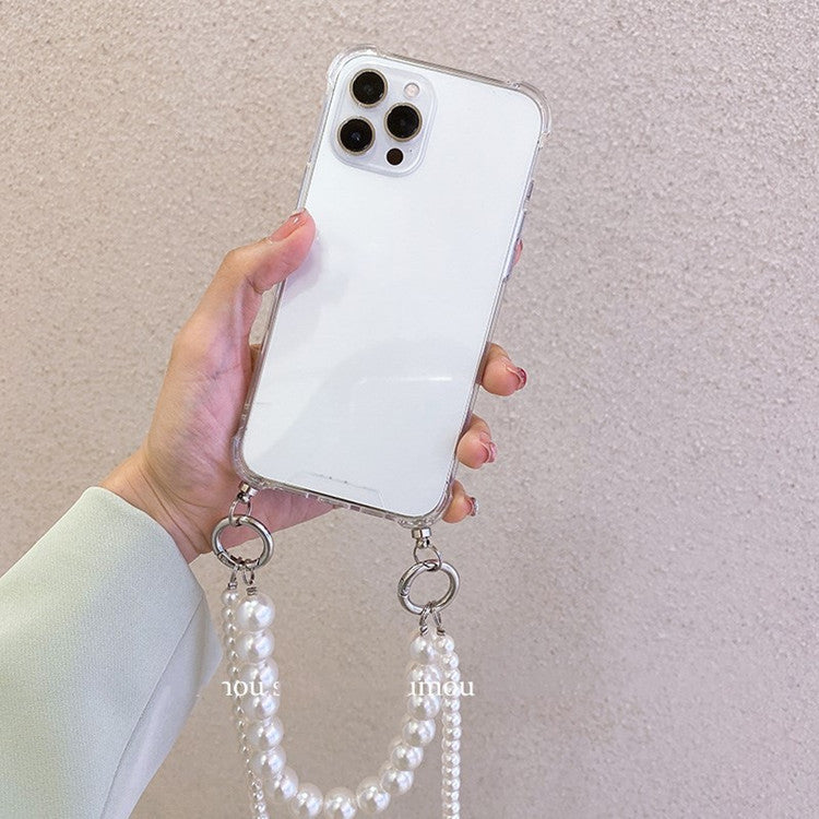 Fashionable Big Pearl Phone Case 8plus Soft