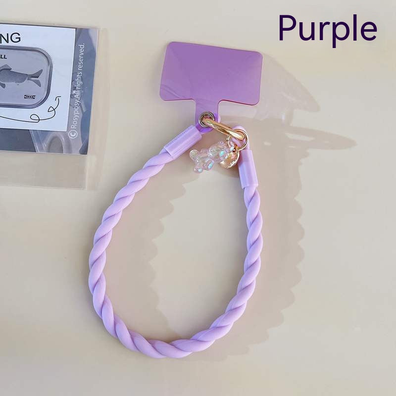 Phone Case Lanyard Suitable For Silicone Split Keychain Mobile Phone