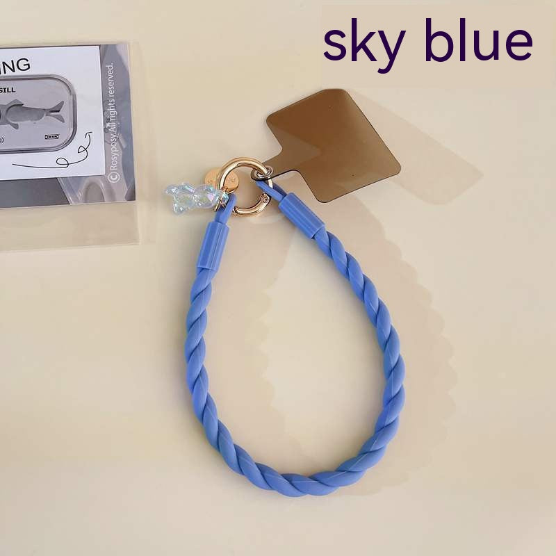Phone Case Lanyard Suitable For Silicone Split Keychain Mobile Phone