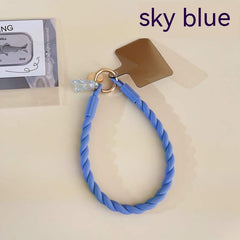 Phone Case Lanyard Suitable For Silicone Split Keychain Mobile Phone